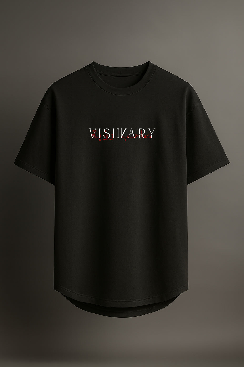 VISIINARY "CULTURE" Oversized Tee – Meteorite Black